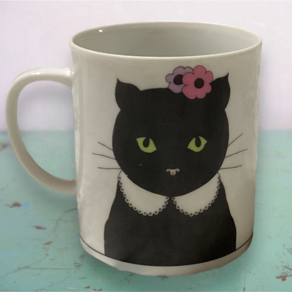 Department 56 Cats Meow Vintage Fancy Kitty Mug